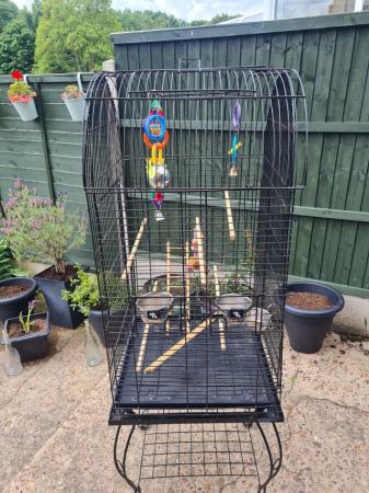 Image 3 of Large bird cage for cockatiels or parrots