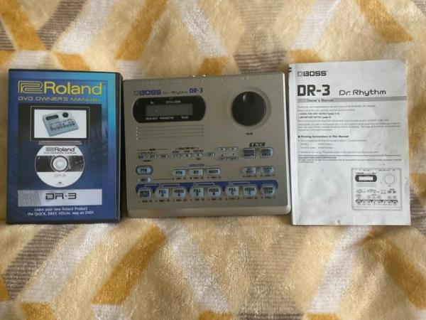 Image 1 of Boss DR3 Drum Machine in new condition REDUCED PRICE