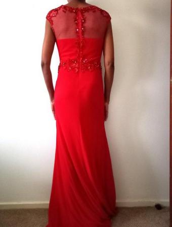 Image 3 of Long Maxi Red Dress - Sleeveless