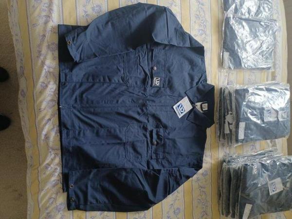 Image 2 of Wenaas workwear overall jacket XL navy blue as new with tags