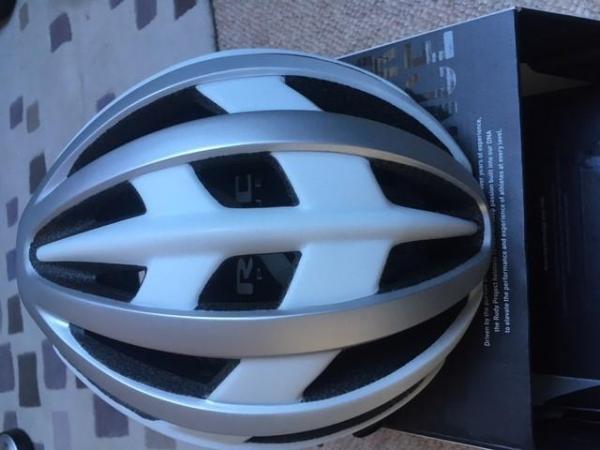 Image 3 of Rudy Project Venger White/Silver matt cycling helmet Large i