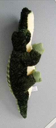 Image 16 of Aurora Green Plush Crocodile Soft Toy.  18.1/2" Long.