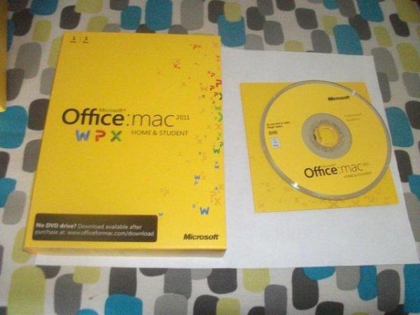 Image 2 of MICROSOFT OFFICE; MAC 2011(HOME & STUDENT)