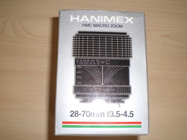 Preview of the first image of HANIMEX HMC MACRO ZOOM LENS 28-70mm 33.5-4.5.