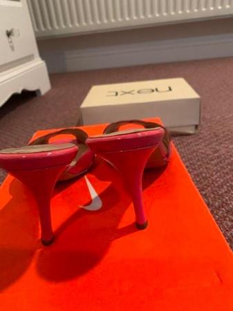 Image 3 of Brunamacli Ladies Italian shoes size 3 1/2 Peach patent