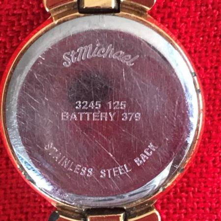 Image 2 of Vintage St Michael womans quartz battery watch.New battery?