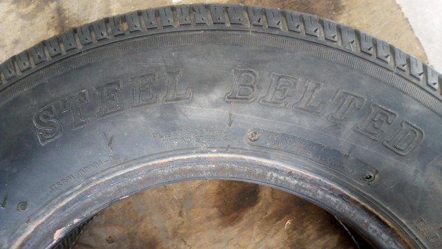 Image 3 of For sale. Used 165 R 13 trailer tyre.