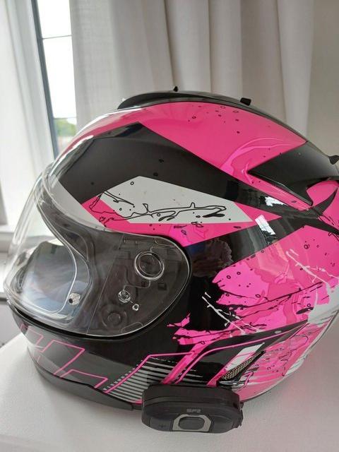 Preview of the first image of Ladies HJC motorcycle helmet.