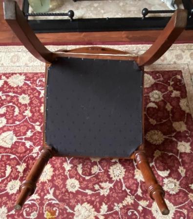 Image 2 of Vintage Chair with attractive Floral padded seat