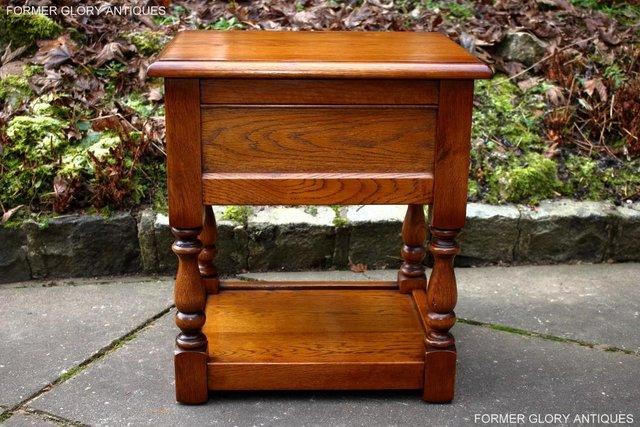 Image 43 of OLD CHARM LIGHT OAK PHONE LAMP TABLE BEDSIDE CABINET STAND