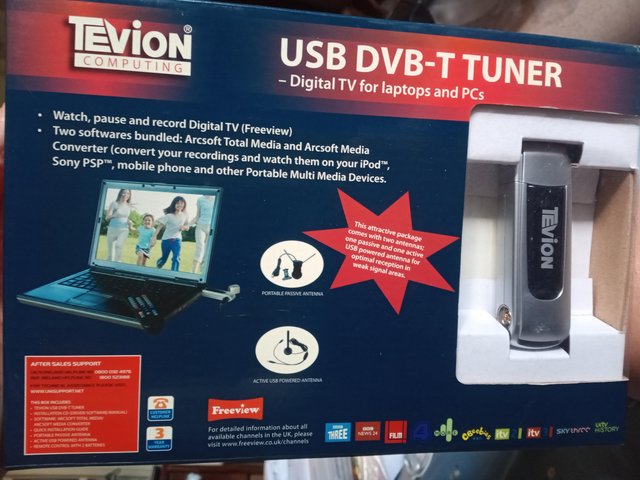 Preview of the first image of Dvb-t tuner for laptop and desktop.