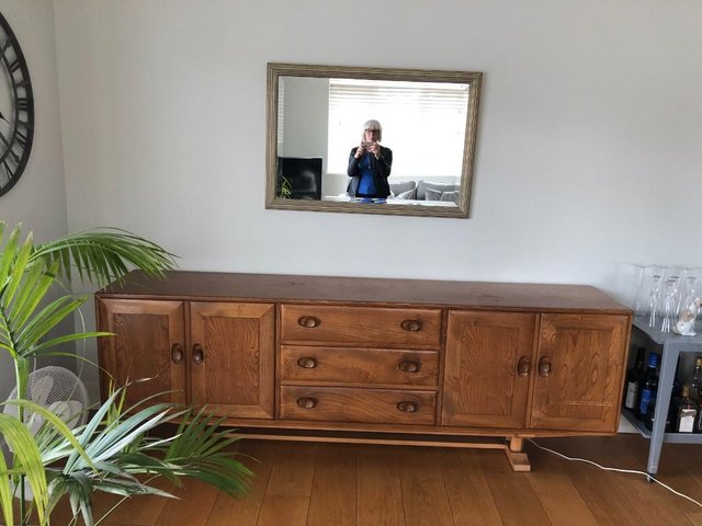 Preview of the first image of Solid Elm Ercol Windsor Sideboard.