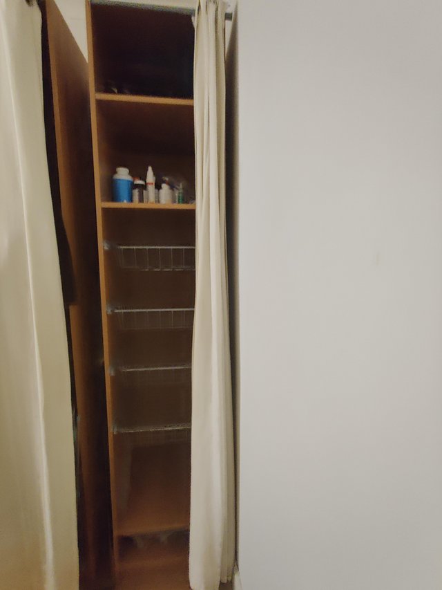 Preview of the first image of Tall Hanging Wardrobe and Shelf Wardrobe.