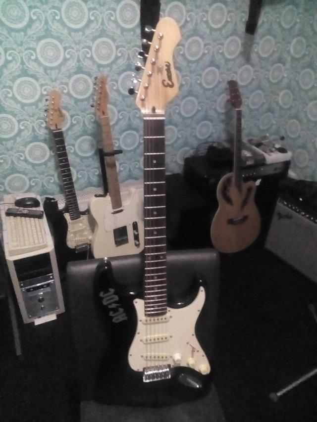 Preview of the first image of ACDC Encore stratocaster late 90's £105.