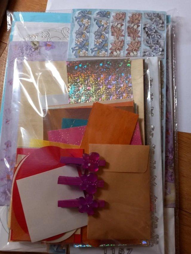 Preview of the first image of Assorted Art & Craft card making supplies ''NEW''.