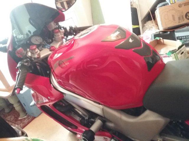 Preview of the first image of Honda VTR 1000cc W reg motor cycle.