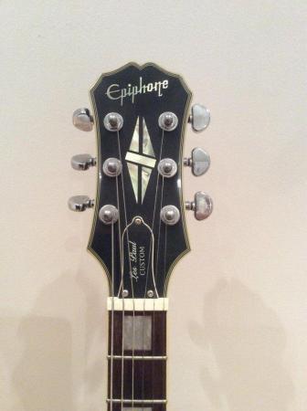 Image 3 of RARE - 2005 Epiphone by Gibson Les Paul Custom Chrome Ltd ed