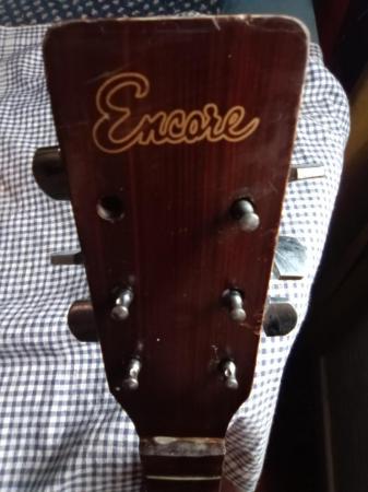 Image 3 of Encore EA 255 Quality Acoustic Guitar, Electric input port