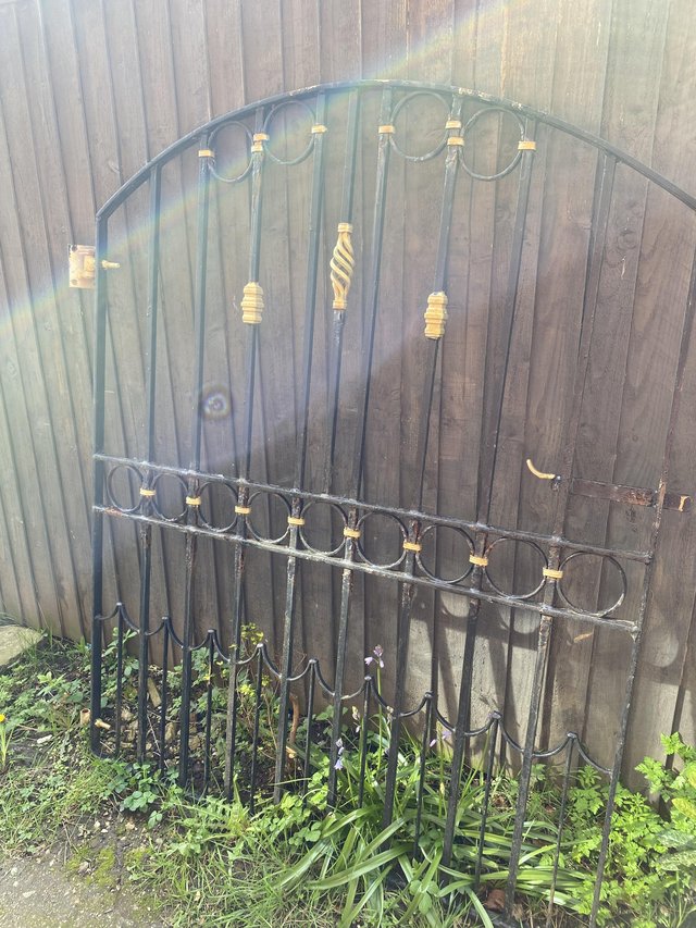 Preview of the first image of Pair of cast iron tall gates.