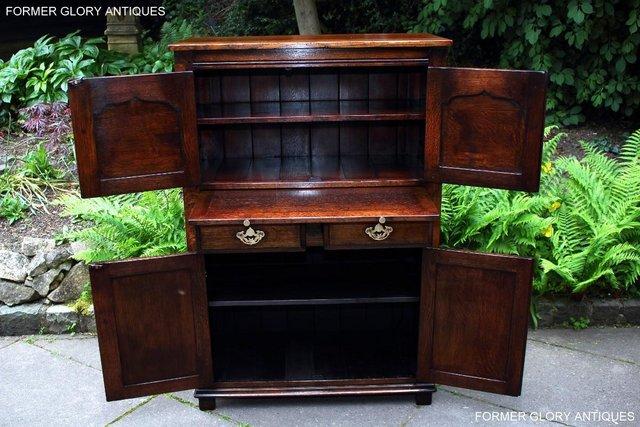 Image 84 of A TITCHMARSH AND GOODWIN OAK WINE CUPBOARD DRINKS CABINET
