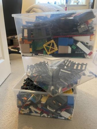 Image 2 of Lego bundle plus two trains and tracks