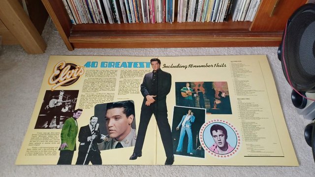 Image 3 of Elvis Presley 40 Greatest Hits Double vinyl album