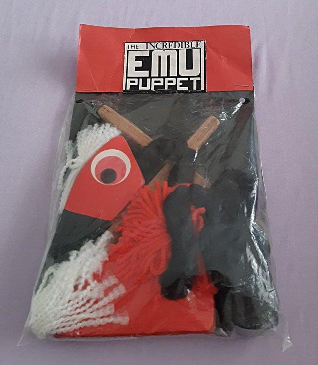 Preview of the first image of Vintage Oiseaux 'The Incredible Emu Puppet'  BX40.