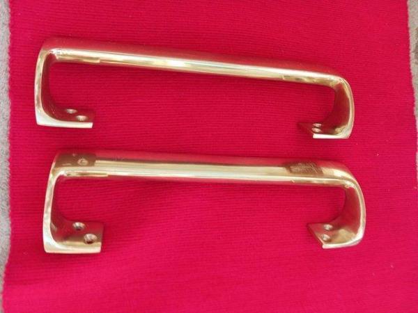 Image 1 of Polished brass finish internal door handles