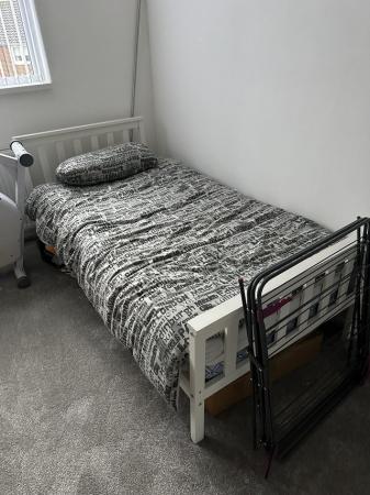 Image 1 of Wooden single bed for sale only been used a few times