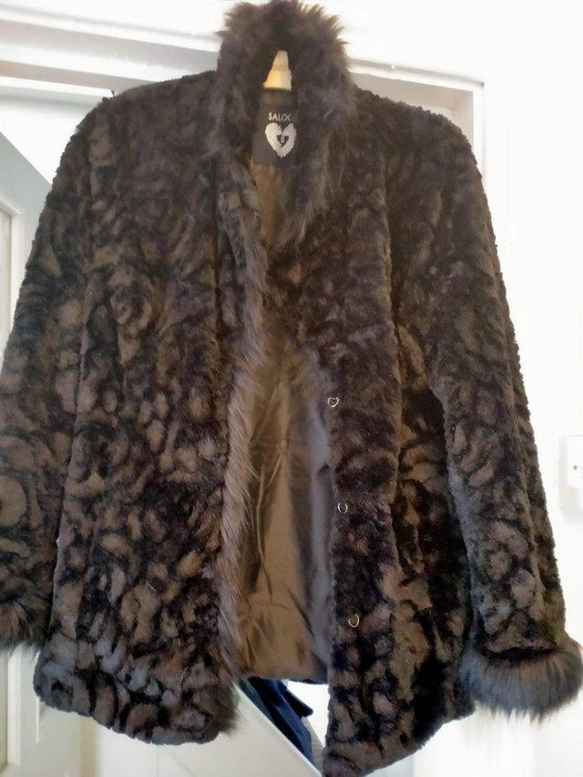 Preview of the first image of Ladies Faux Fur jacket/ coat.....