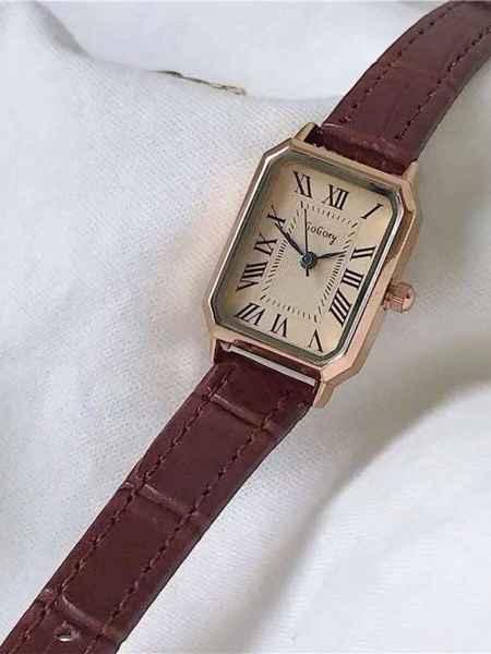 Preview of the first image of Unisex 1pc Minimalist Quartz Watch New.