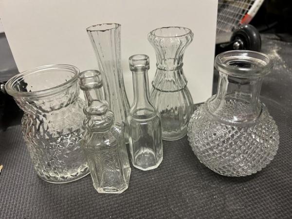Image 2 of Assorted vintage wedding decor vases