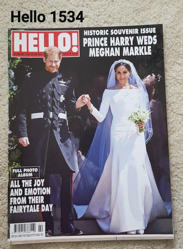 Preview of the first image of Hello Magazine 1534 -Historic Issue:Prince Harry weds Meghan.