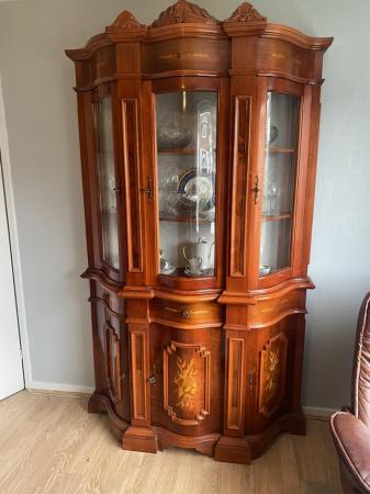 Image 3 of Solid Wood Display Cabinet
