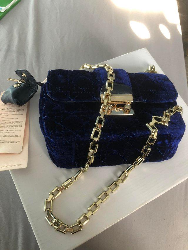 Preview of the first image of Blue ladies clutch bag brand new.