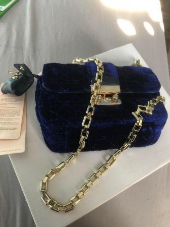 Image 1 of Blue ladies clutch bag brand new