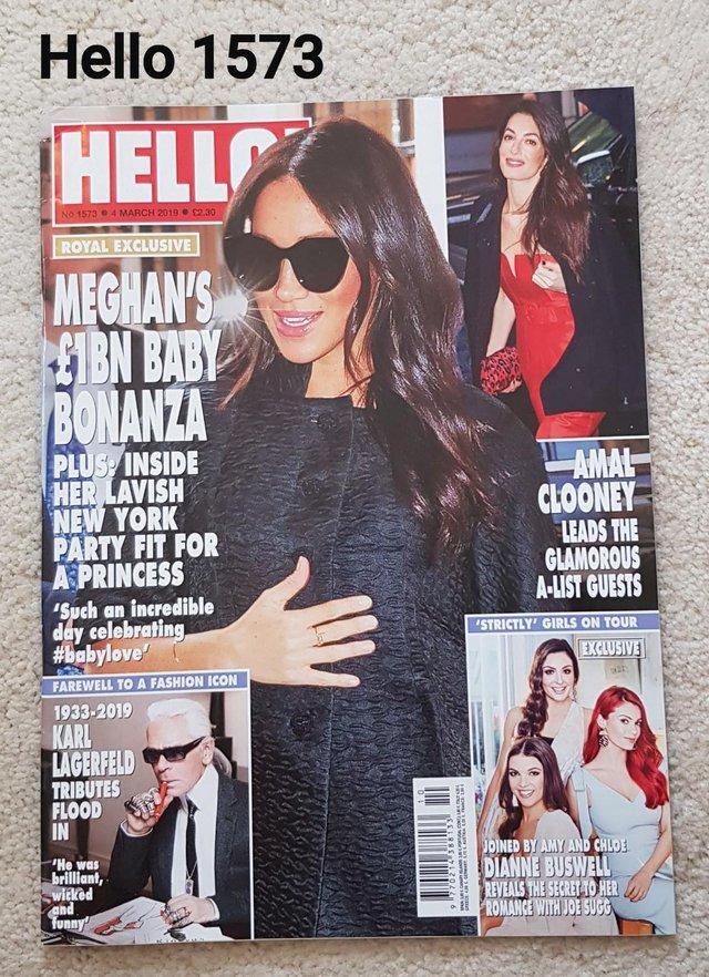 Preview of the first image of Hello Magazine 1573 - Meghan's £1BN Baby Bonanza.