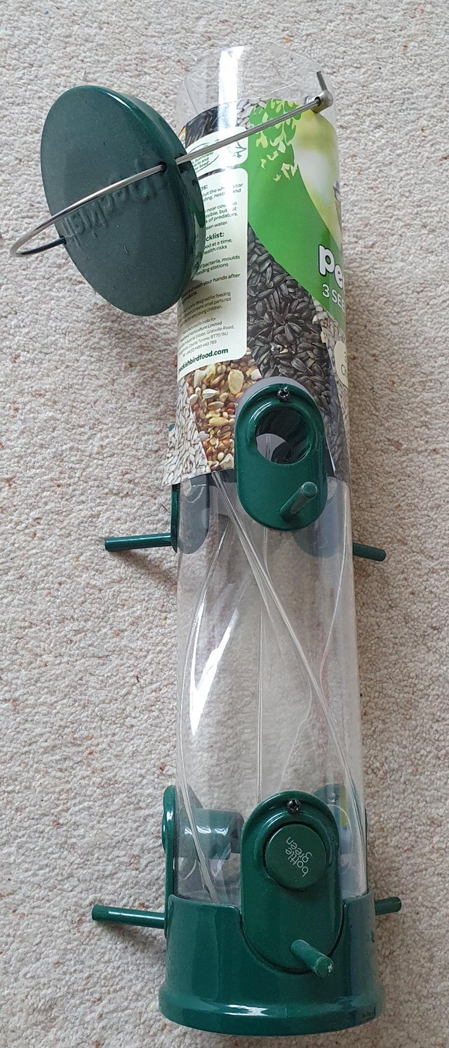 Preview of the first image of Peckish brand 3 seed bird feeder.