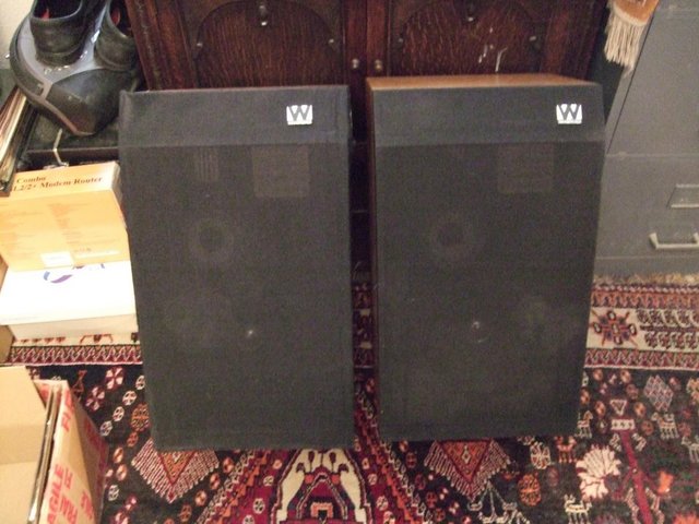 Preview of the first image of Wharfdale Teesdale SP2 Hi Fi speakers x2.