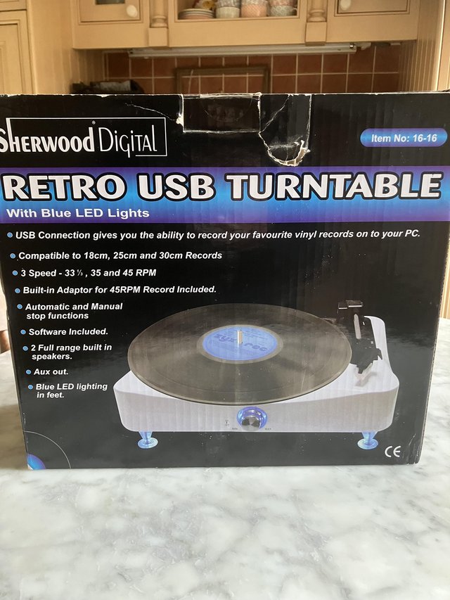 Preview of the first image of USB turntable all as new.
