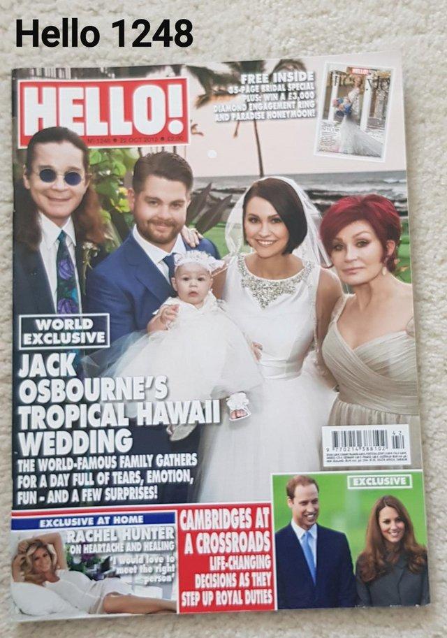 Preview of the first image of Hello Magazine 1248 - Jack Osbourne's Hawaiian Wedding.
