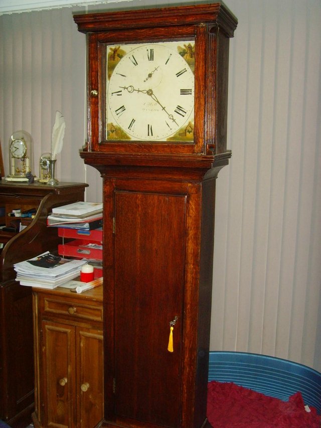 Preview of the first image of Grandfather clock fully working circa 1850.