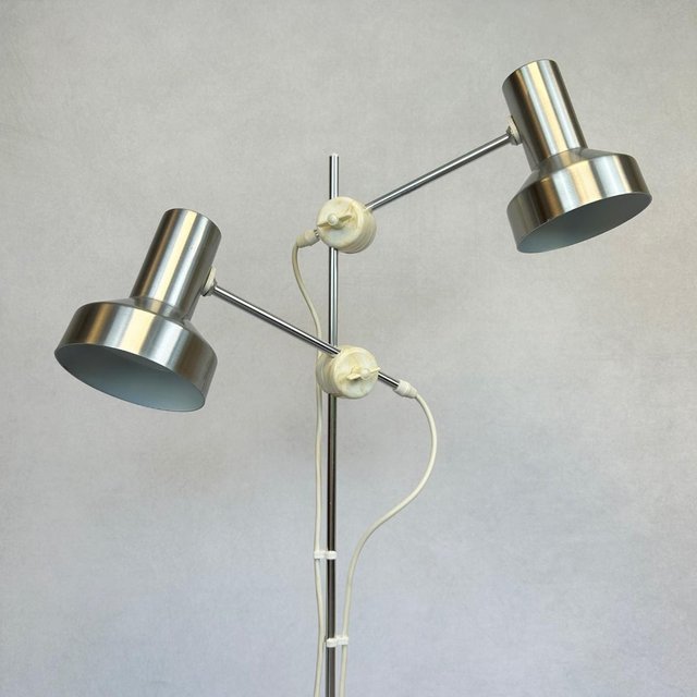Preview of the first image of Terrence Conran McClamp twin head floor lamp. 1970s.