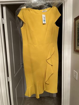 Image 1 of New! Per Una yellow dress size 14