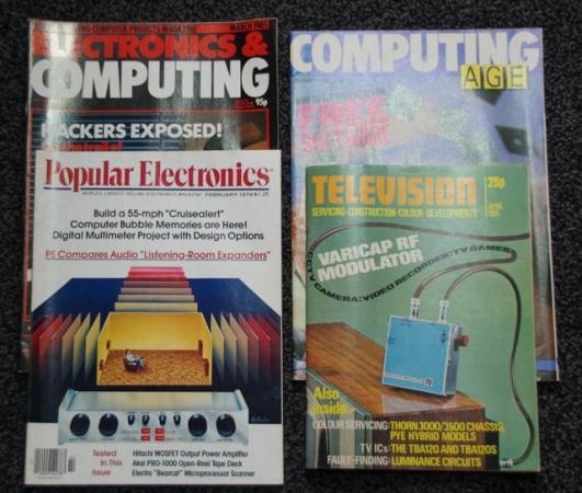 Image 1 of QTY 69 VARIOUS ELECTRONIC MAGAZINES