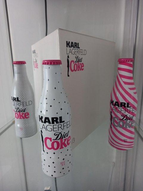 Preview of the first image of Karl Lagerfeld  - 3 Designer coke a cola bottles Boxed.