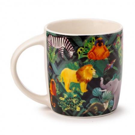 Image 2 of Porcelain Mug - Animal Kingdom. Free uk Postage