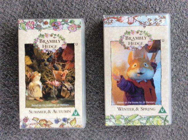 Preview of the first image of Reader Digest Brambly Hedge VHS Videos.