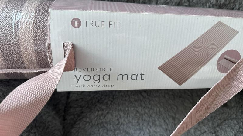 Image 2 of TrueFit yoga mat and carrying strap ( new sealed )
