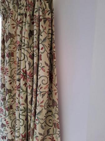 Image 5 of Extra Long and Extra Wide Matching LIned Curtains = 2 pairs